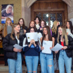 Students receiving GCSE Results